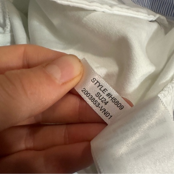 J crew 7” stretch chino shorts white - Picture 4 of 4